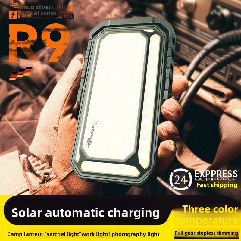 R9 10000mAh Solar Rechargeable - Camping Solar Lantern recension och pris