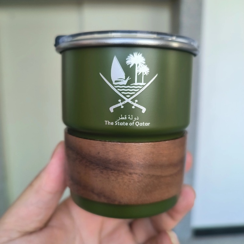 1 pcs The State of Qatar Logo  - Outdoor Camping Logo recension och pris
