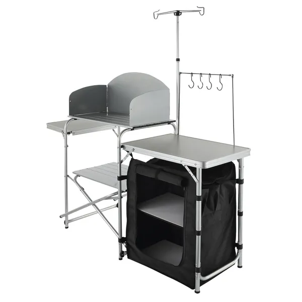 Camping Kitchen Table, Folding - Outdoor Camping Kitchen Setup recension och pris