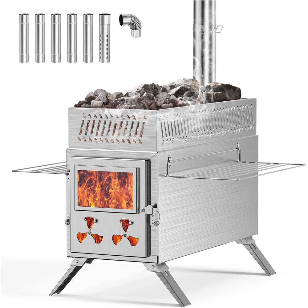 Portable Outdoor Camping Wood  - Outdoor Camping Stove recension och pris