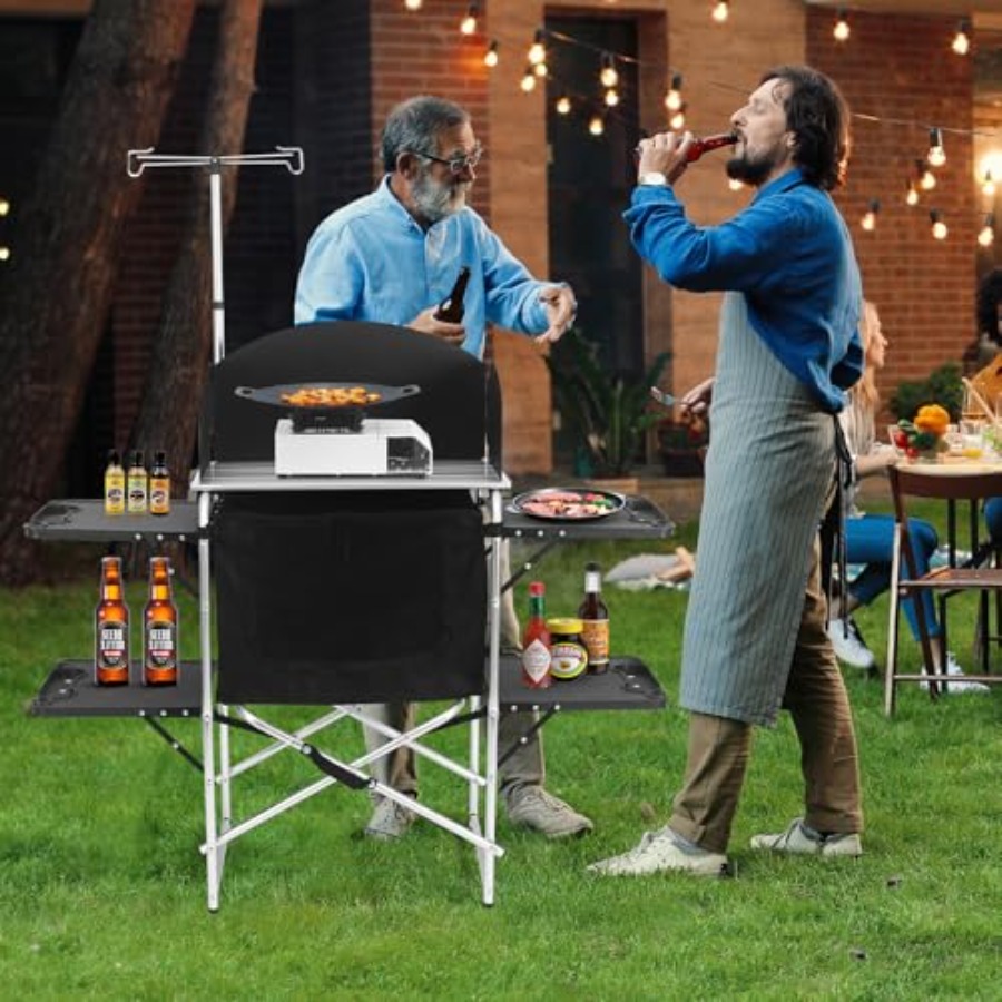 Camping Kitchen Table for Outd - Outdoor Camping Kitchen Setup recension och pris