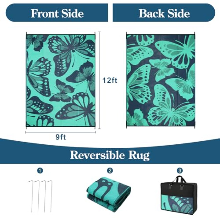Waterproof Outdoor Rug 9x12, R - Outdoor Camping Rugs 9X12 recension och pris
