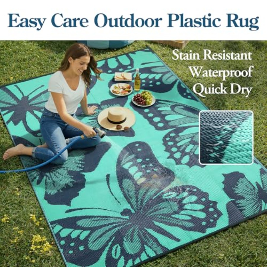 Waterproof Outdoor Rug 9x12, R - Outdoor Camping Rugs 9X12 recension och pris