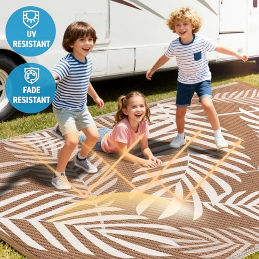 Outdoor Rug Waterproof 9x12, R - Outdoor Camping Rugs 9X12 recension och pris