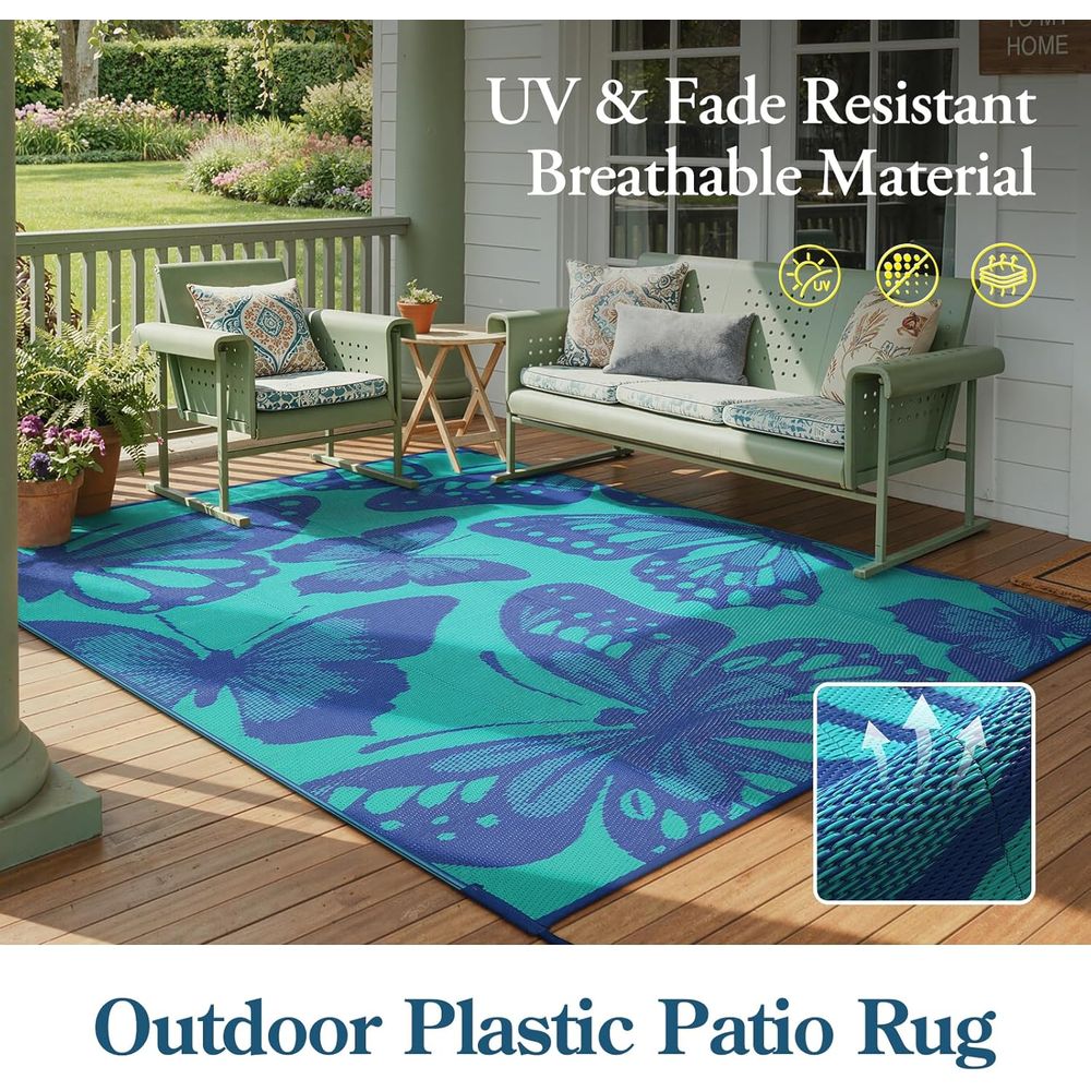 Reversible Outdoor Rug 9x12, P - Outdoor Camping Rugs 9X12 recension och pris