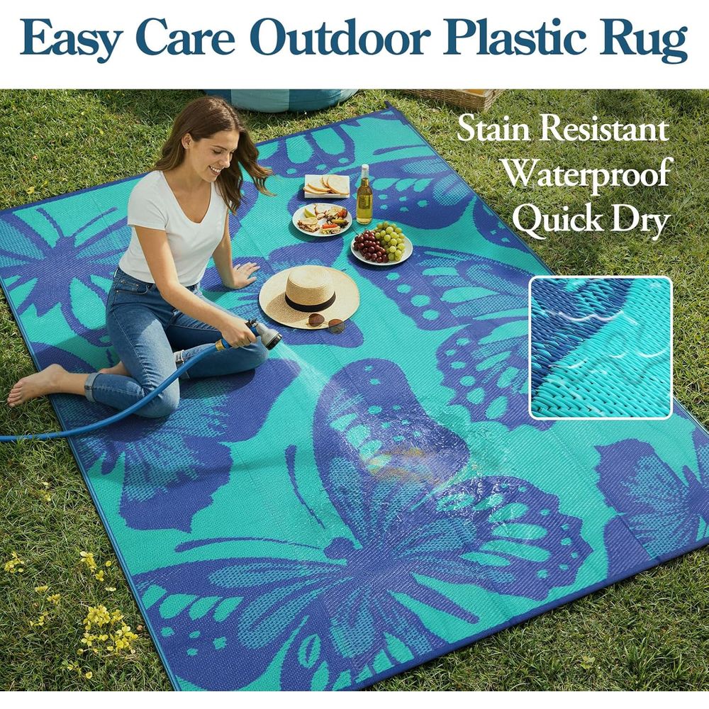 Reversible Outdoor Rug 9x12, P - Outdoor Camping Rugs 9X12 recension och pris