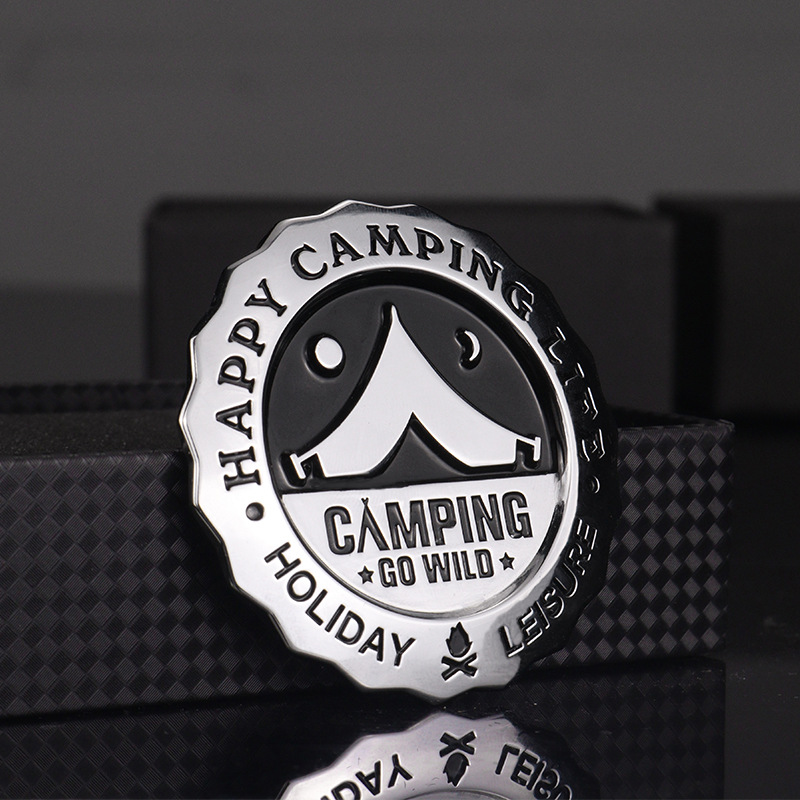 3D Camping Car Badge Alloy Met - Outdoor Camping Logo recension och pris