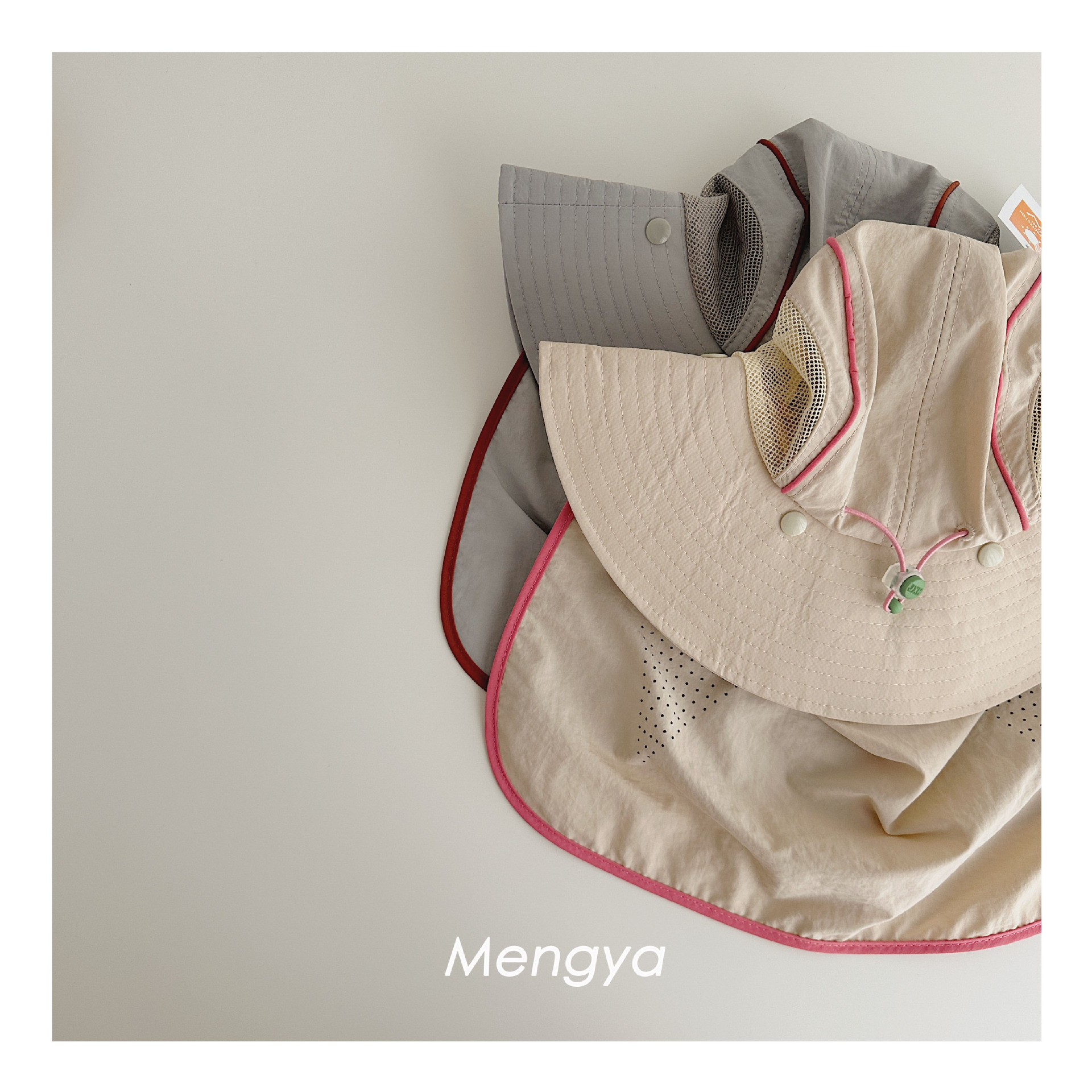 baby boys girls Stitching Mesh - Camping Outdoor Quick Drying Sun Neck Protection Cap Hat recension och pris