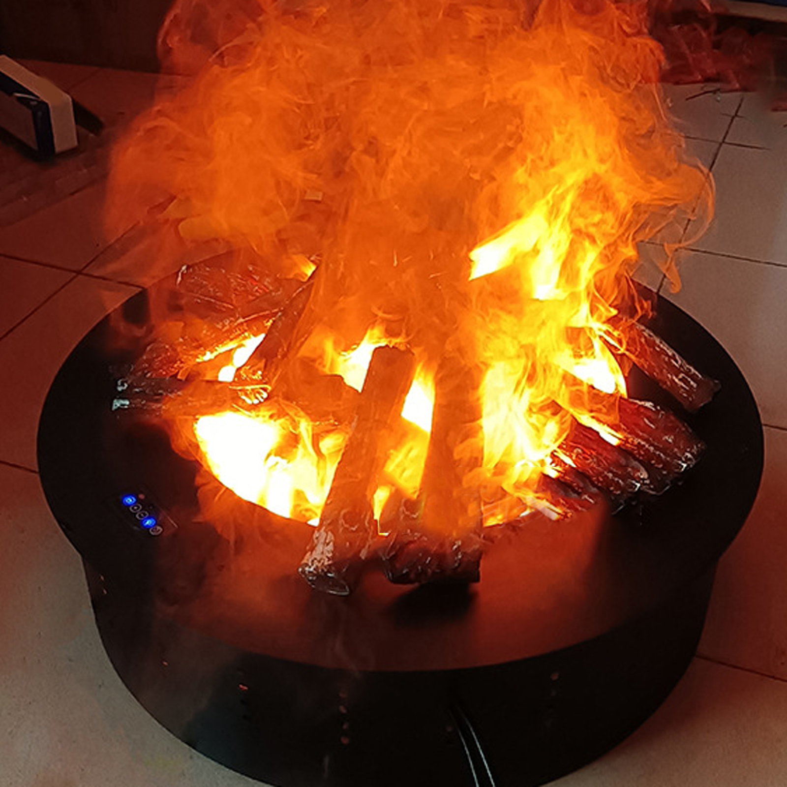 Simulation Flame Charcoal Stri - Outdoor Camping Fireplace recension och pris