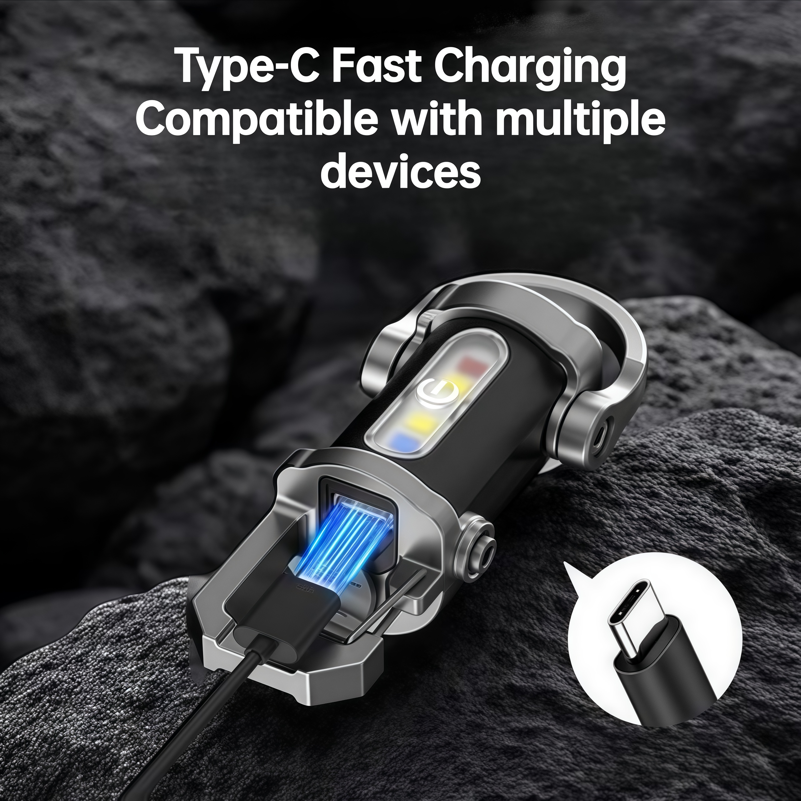 Mini TYPE-C Rechargeable LED F - Outdoor Camping Tools recension och pris