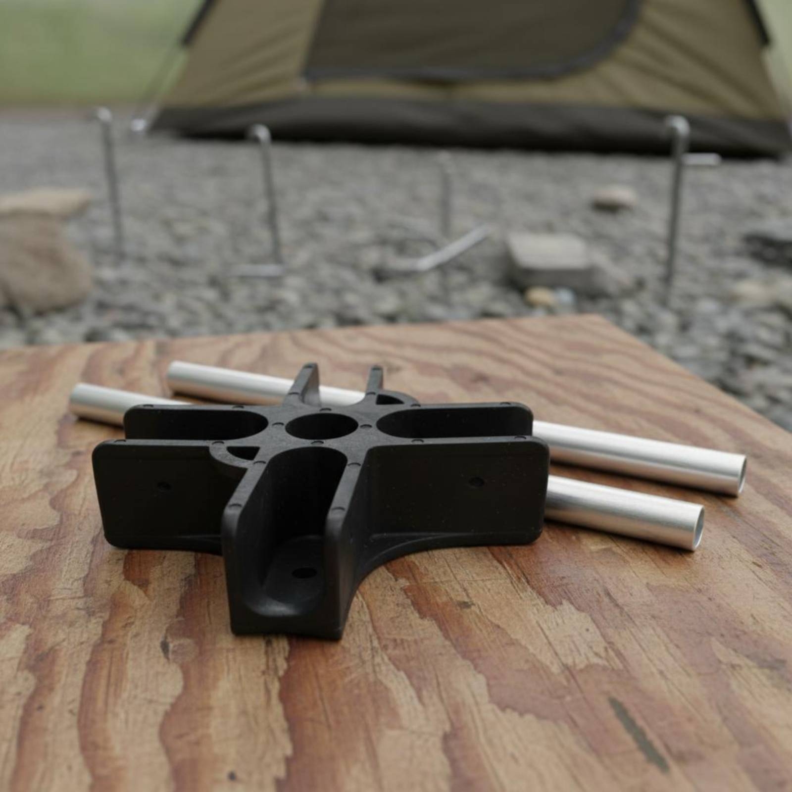 Oval Tube Connector Base Long- - Outdoor Camping Kit recension och pris