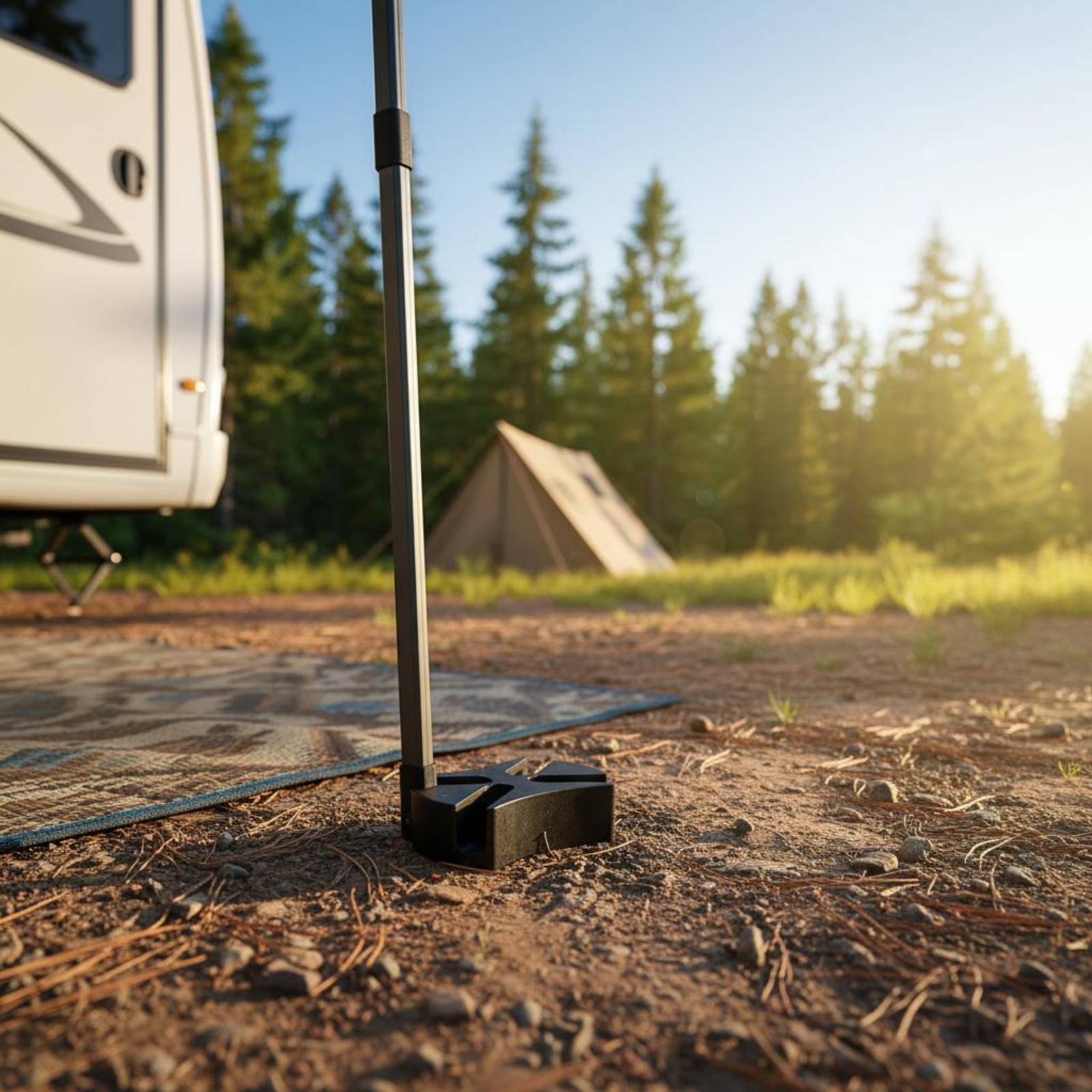 Oval Tube Connector Base Long- - Outdoor Camping Kit recension och pris