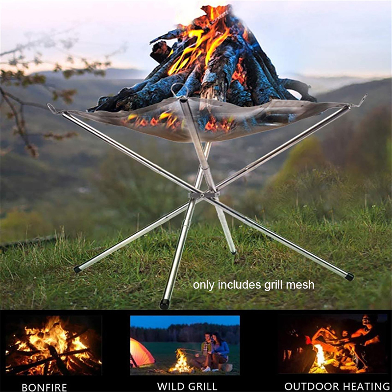 Portable Fire Pit Durable Outd - Outdoor Camping Fireplace recension och pris