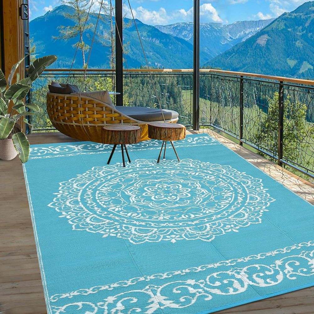 Reversible Outdoor Rug 9x12 ft - Outdoor Camping Rugs 9X12 recension och pris