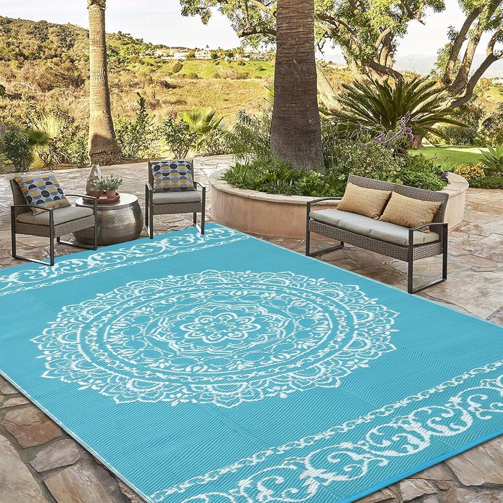 Reversible Outdoor Rug 9x12 ft - Outdoor Camping Rugs 9X12 recension och pris