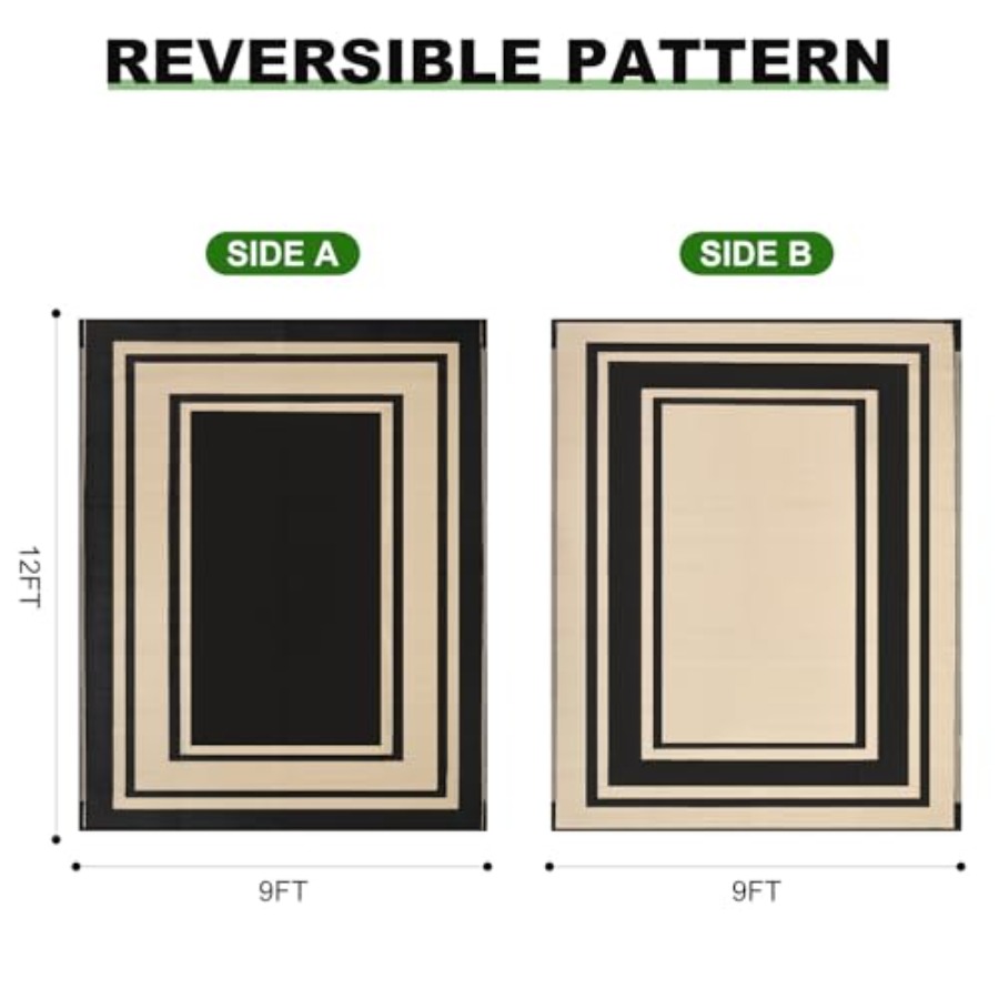 Outdoor Rug 9x12 Waterproof fo - Outdoor Camping Rugs 9X12 recension och pris
