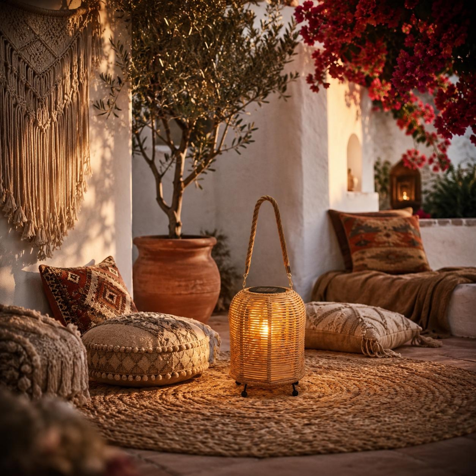 Handwoven Solar Lantern Warm L - Camping Solar Lantern recension och pris