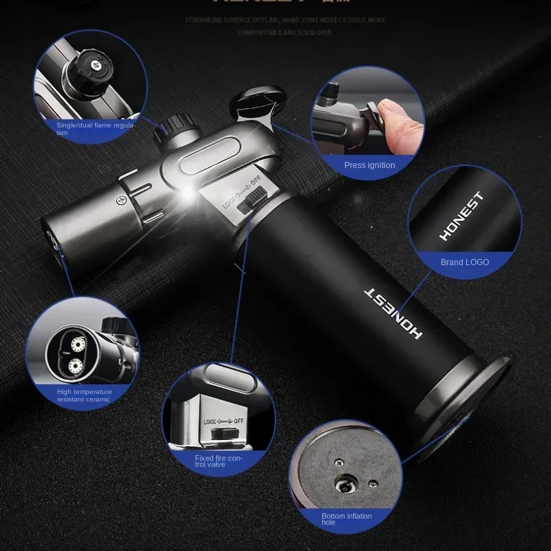 HONEST Metal Single and Double - Outdoor Windproof Lighter recension och pris