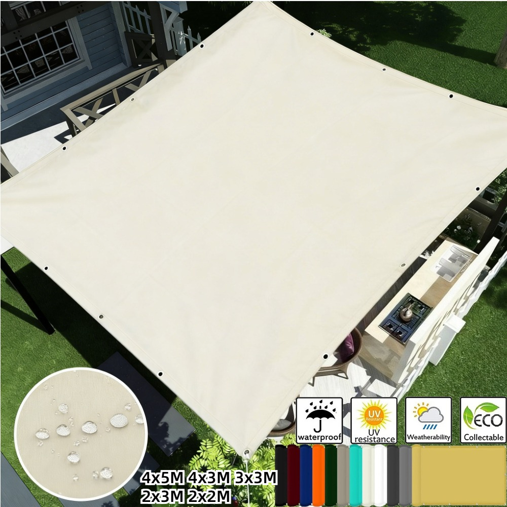 Waterproof Shade Sail with Gro - Outdoor Camping Equipment recension och pris