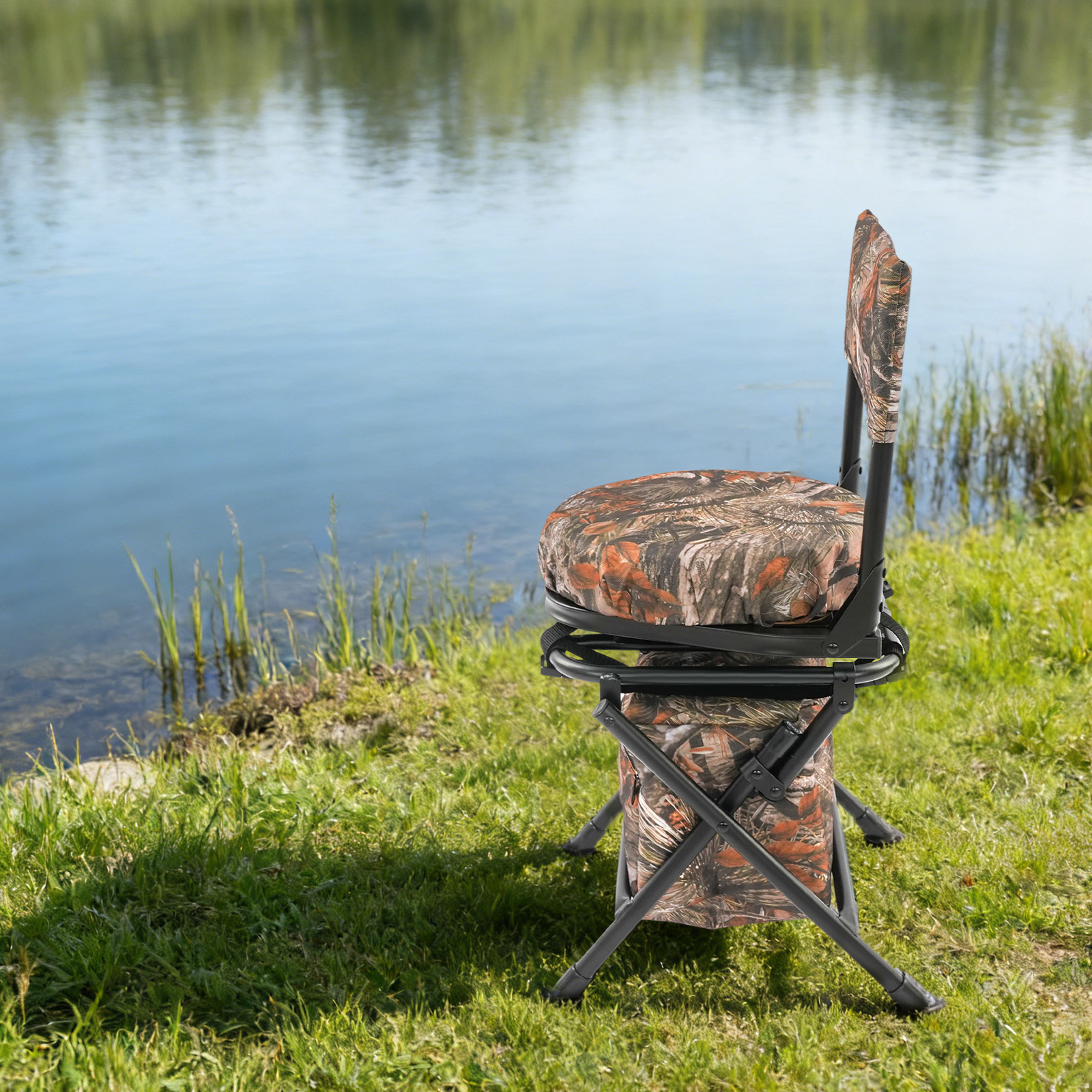 Swivel Hunting Chair Outdoor C - Outdoor Activities In Camping recension och pris