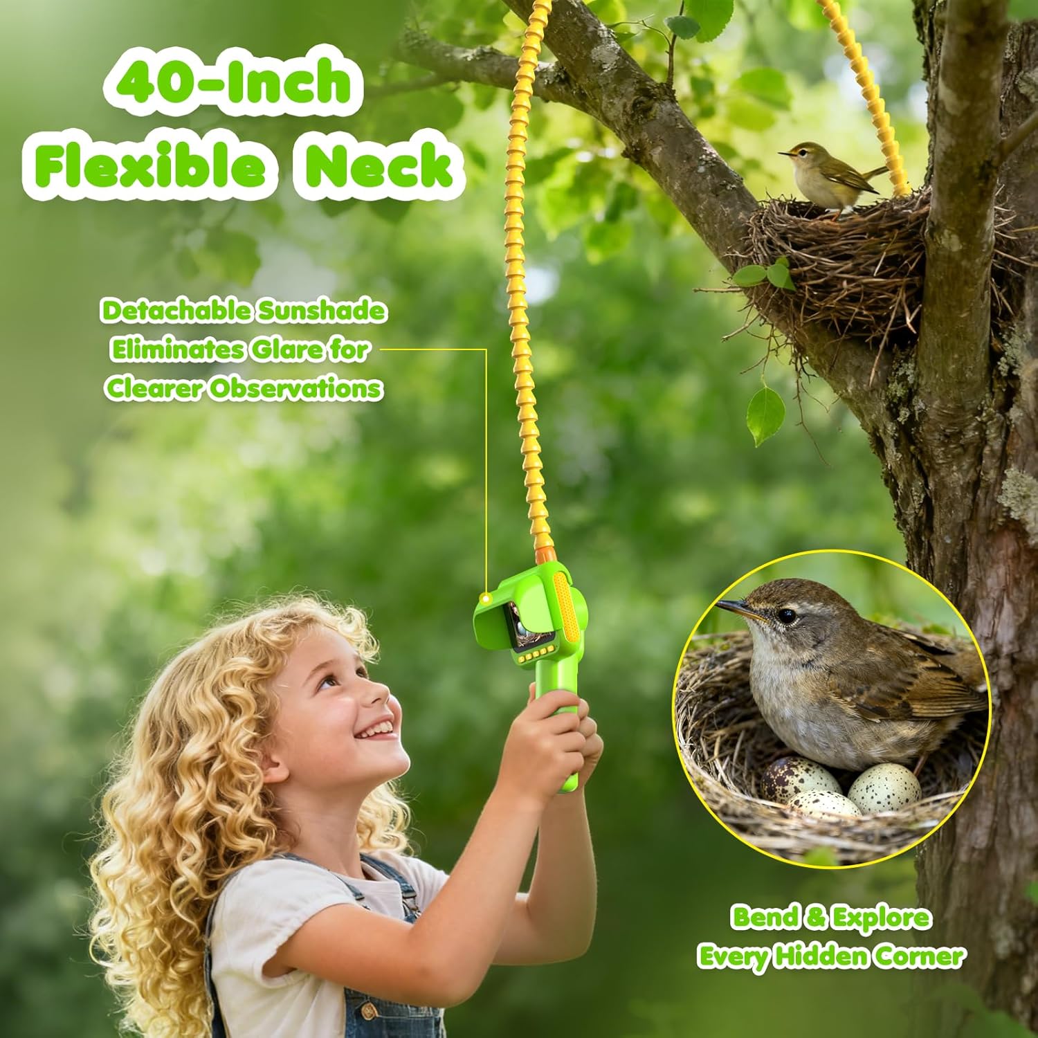 Endoscope for Kids, Borescope  - Outdoor Camping Kit recension och pris