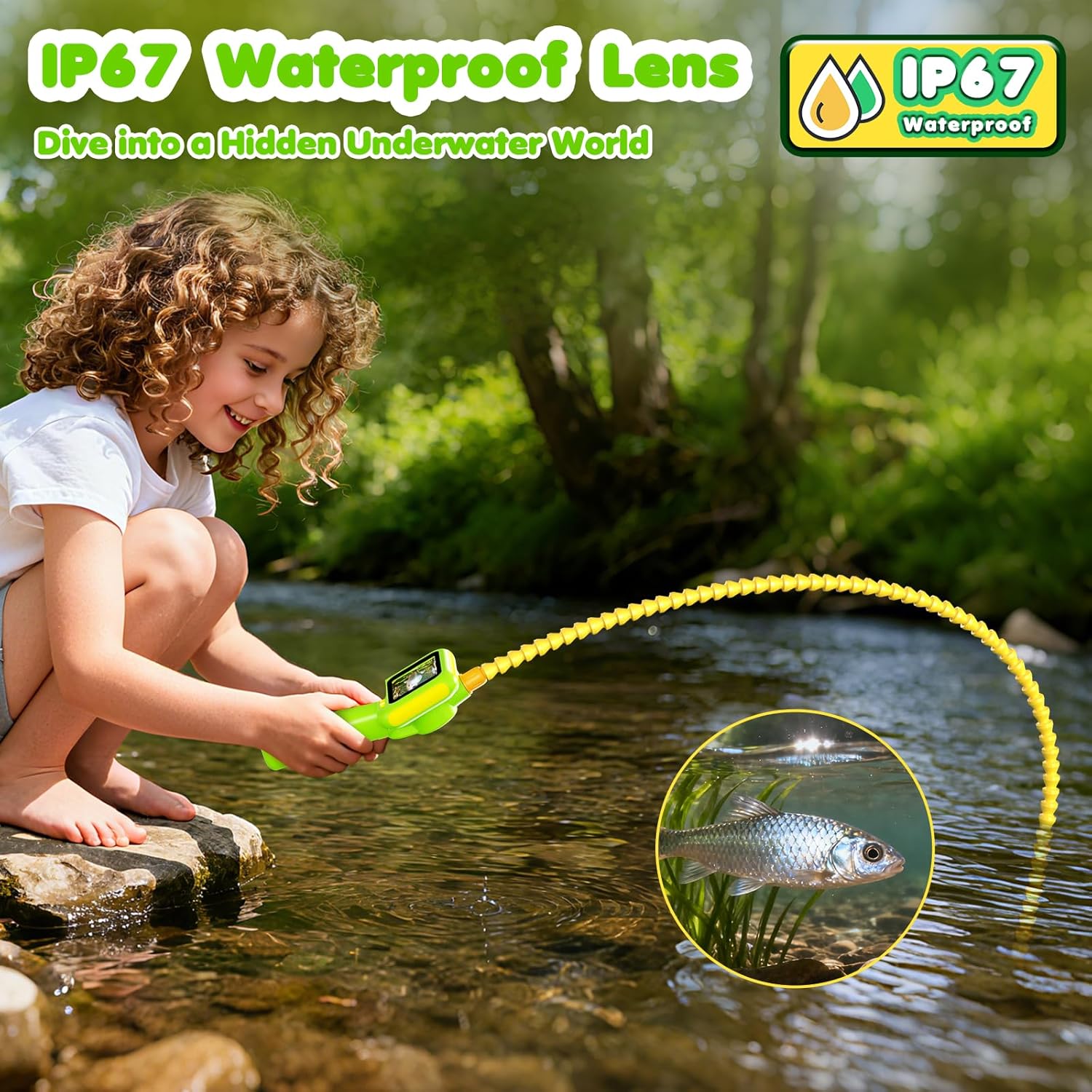 Endoscope for Kids, Borescope  - Outdoor Camping Kit recension och pris