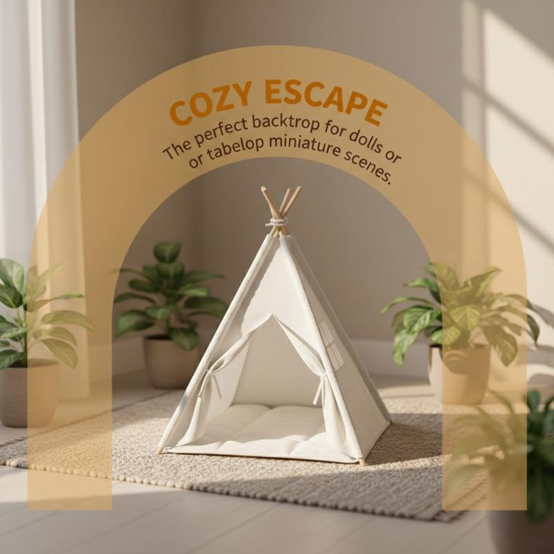 [JN] 1:12 Scale Camping Tent M - Outdoor Camping Equipment recension och pris