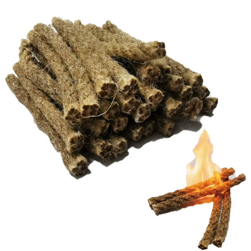 Outdoor Mini Wax Hemp Rope Por - Outdoor Camping Fireplace recension och pris