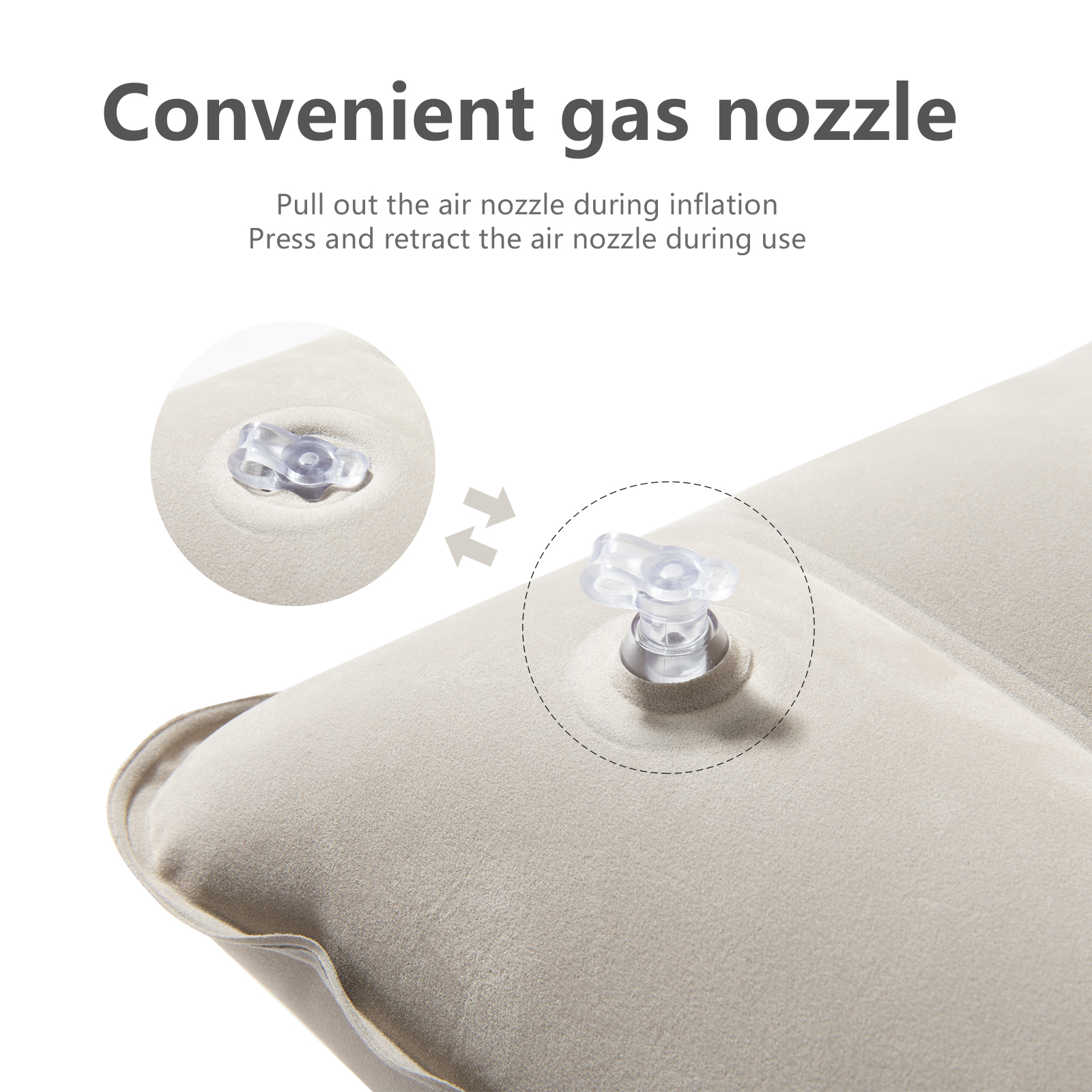 BISINNA Inflatable Pillow,Port - Outdoor Camping Carpet recension och pris