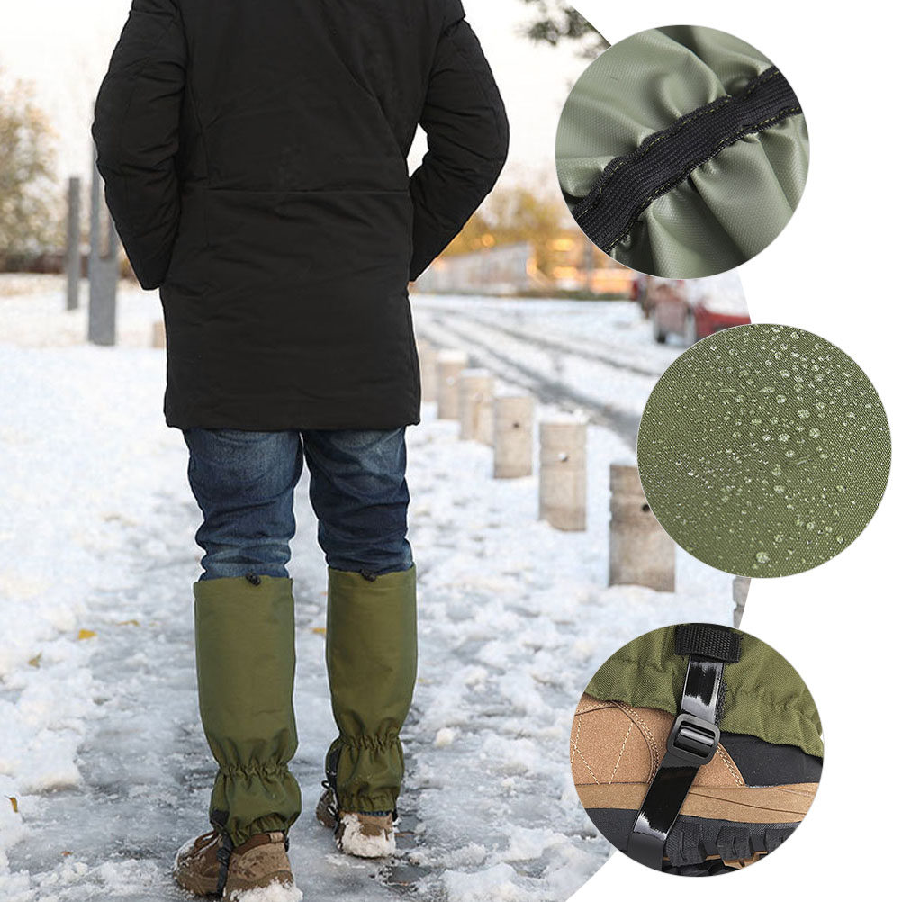 1Pair Waterproof Snow Gaiters  - Outdoor Activities In Camping recension och pris