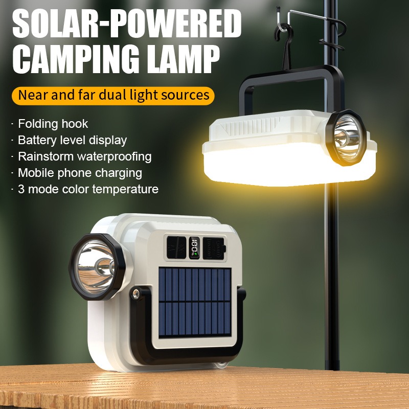 PACOONE Multifunctional Campin - Camping Solar Lantern recension och pris