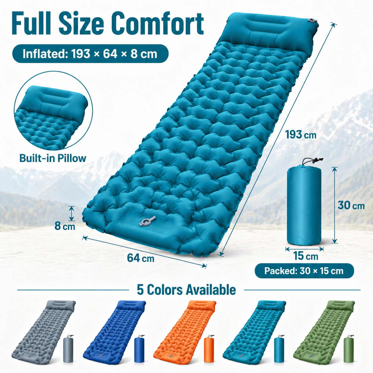 Ultralight Inflatable Camping  - Outdoor Camping Carpet recension och pris