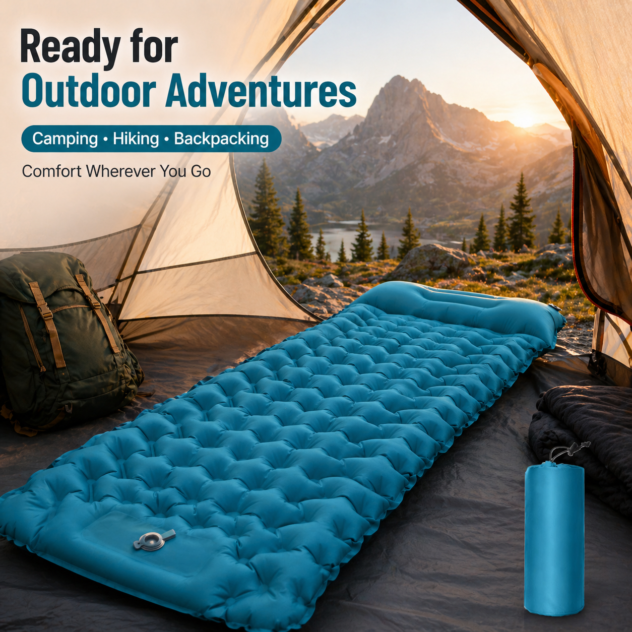 Ultralight Inflatable Camping  - Outdoor Camping Carpet recension och pris