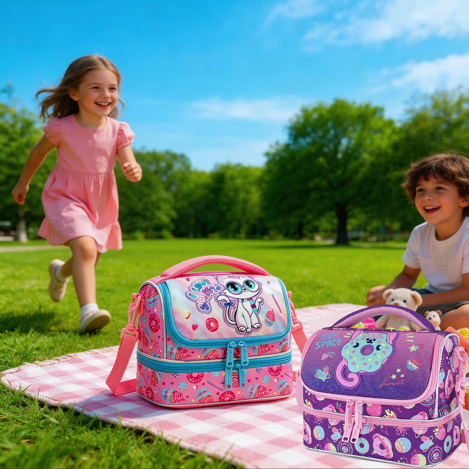 Lunch Bag for Kids Large Capac - Outdoor Activities In Camping recension och pris