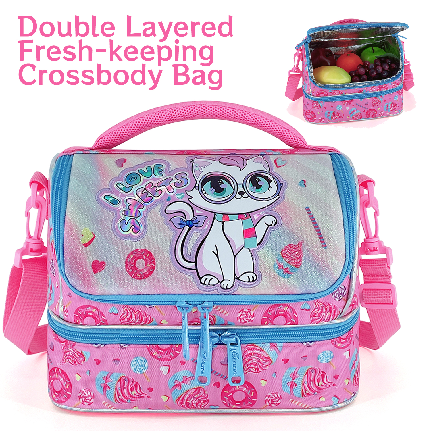 Lunch Bag for Kids Large Capac - Outdoor Activities In Camping recension och pris