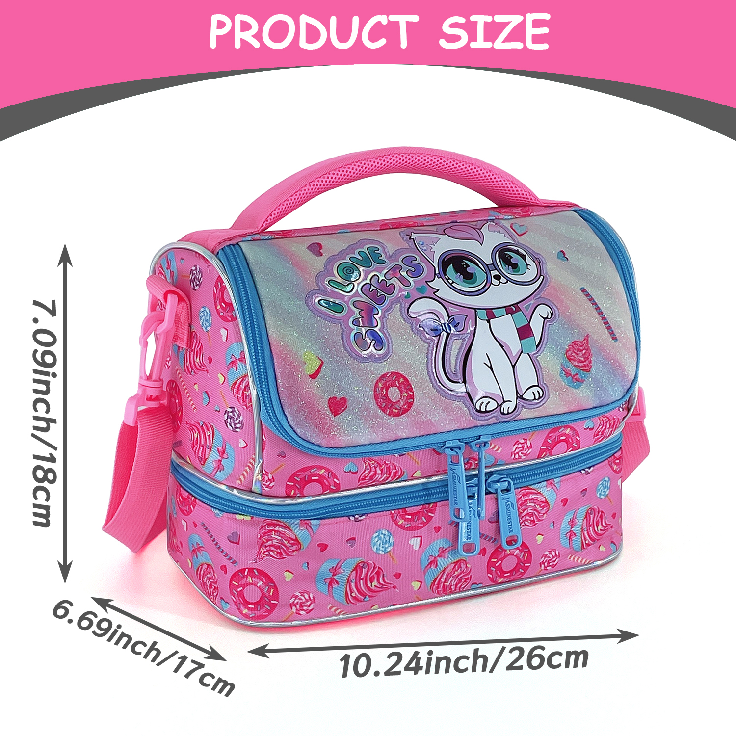 Lunch Bag for Kids Large Capac - Outdoor Activities In Camping recension och pris