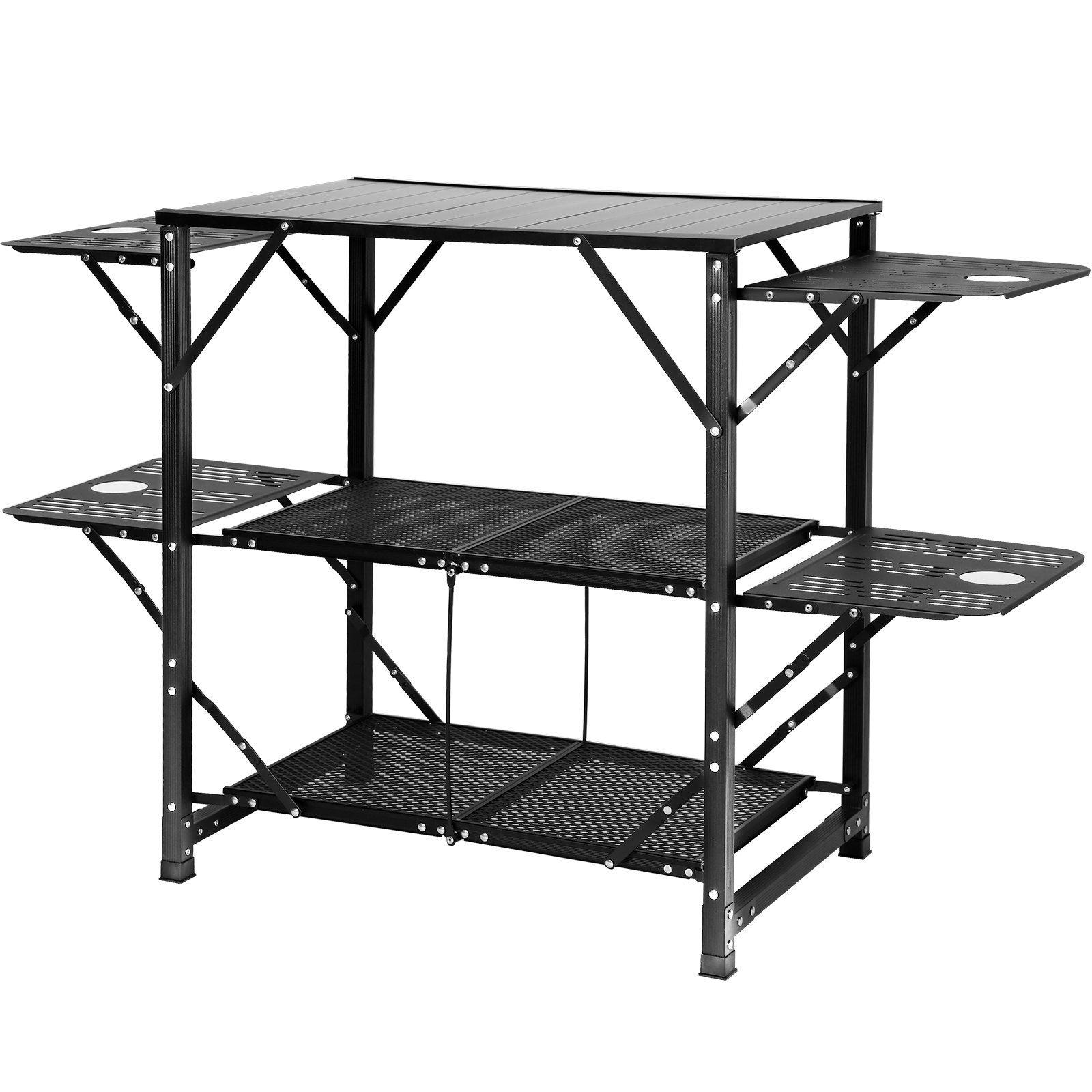 All-in-one 49.6in Aluminum Cam - Outdoor Camping Kitchen Setup recension och pris