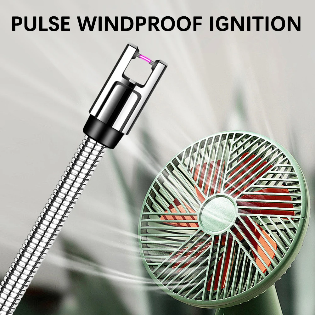 360° Type-C Curved Windproof F - Outdoor Windproof Lighter recension och pris