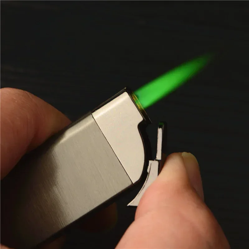 Metal Ultra Thin Windproof Gre - Outdoor Windproof Lighter recension och pris
