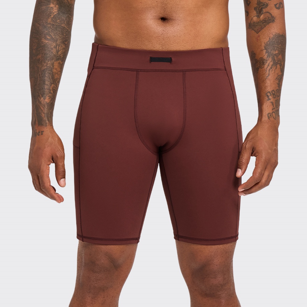 New Men's Running Shorts Summe - Outdoor Camping Logo recension och pris