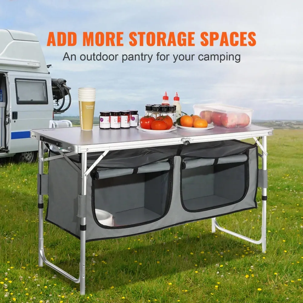 Kitchen Table, Quick SetUp Fol - Outdoor Camping Kitchen Setup recension och pris