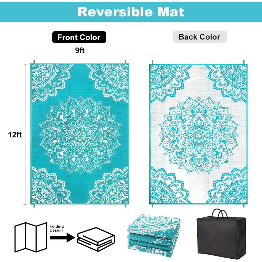 Outdoor Reversible Plastic Rug - Outdoor Camping Rugs 9X12 recension och pris