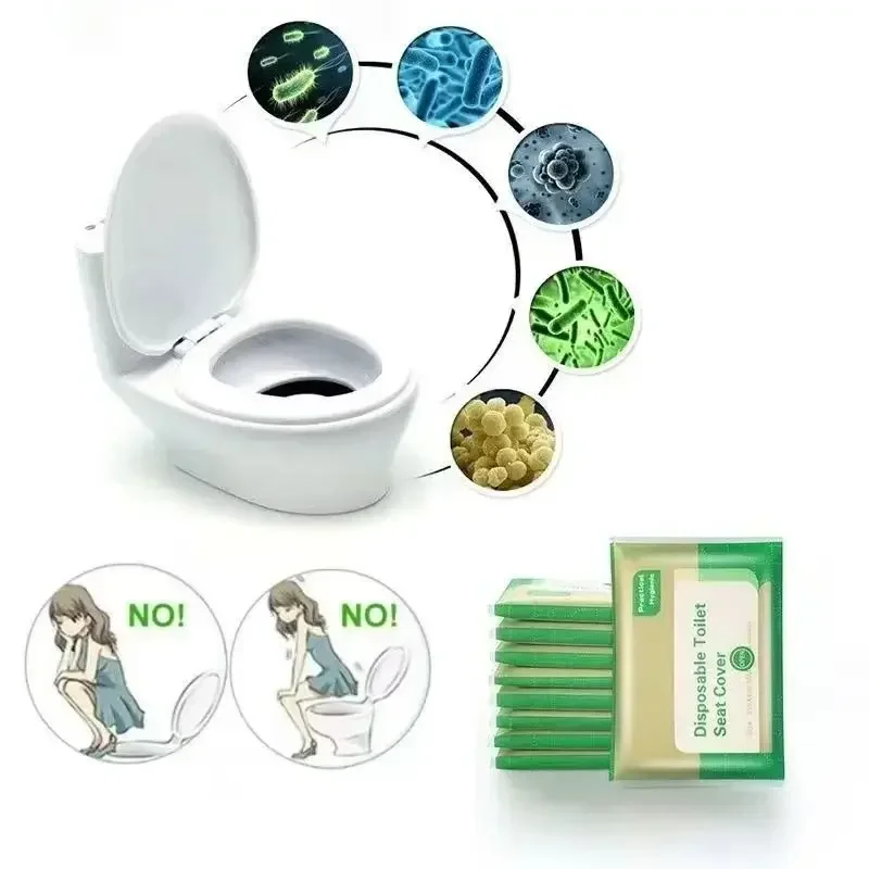 10-300pcs Disposable Toilet Se - Outdoor Camping Carpet recension och pris