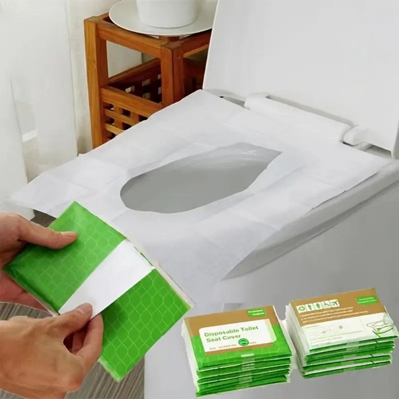 10-300pcs Disposable Toilet Se - Outdoor Camping Carpet recension och pris